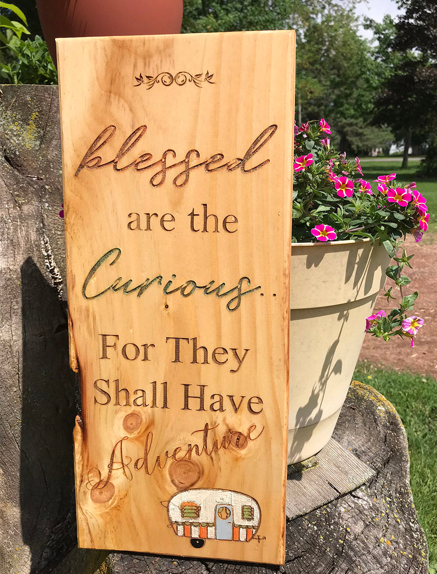 Blessed are the Curious Plaque