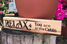 Relax You are at the Cabin Shelf Inspiration