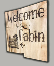 Custom Welcome to our Cabin Plaque