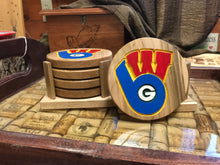 Custom Wood Coasters - Football and Baseball Themed