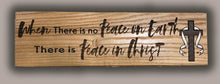 Peace in Christ Oak Shelf Inspiration
