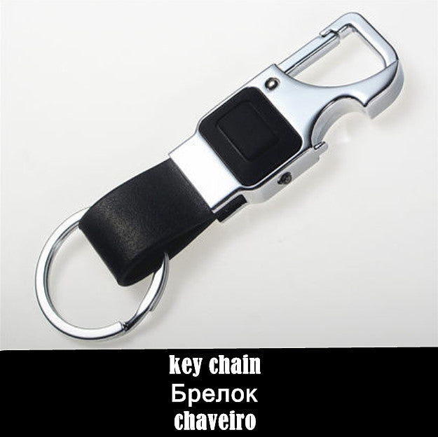 Men's Multi-Functional Leather Key Chain